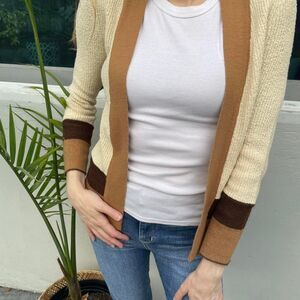 Terry Bagley for UGC Brown Fly Away Cardigan